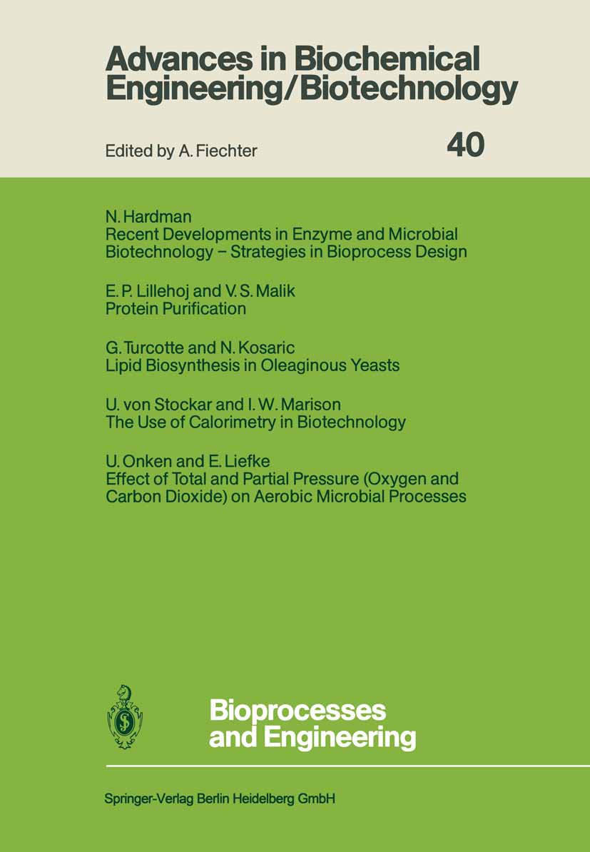 Advances in Biochemical Engineering/Biotechnology