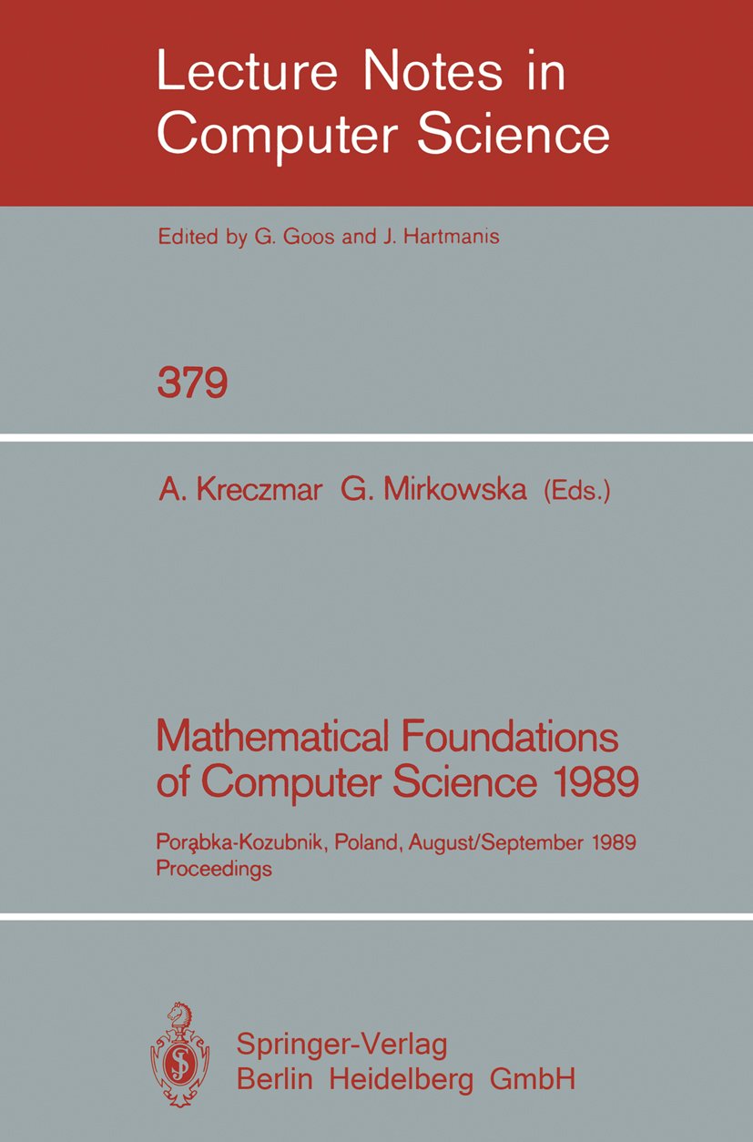 Lecture Notes in Computer Science