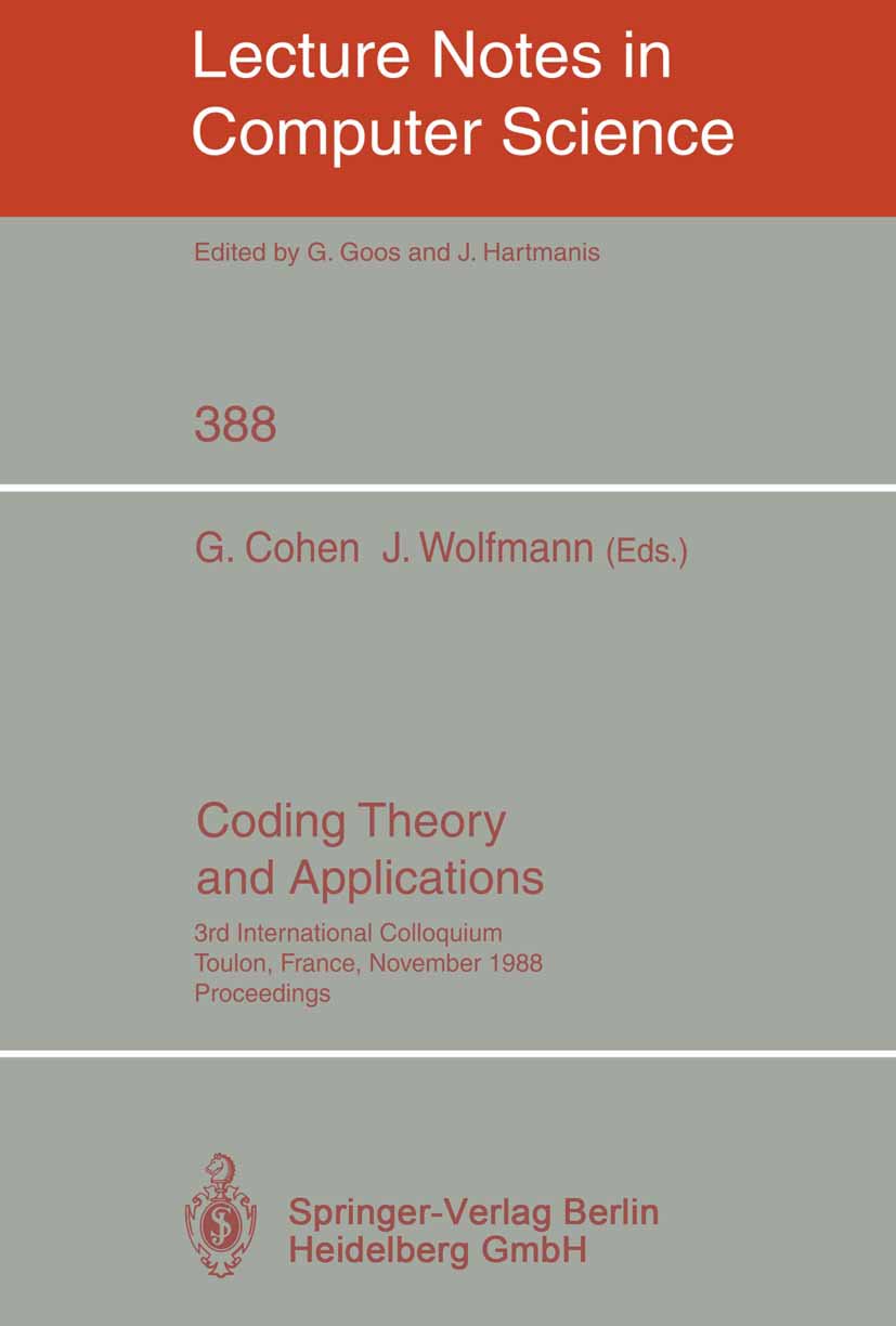Lecture Notes in Computer Science