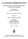 Landolt-Börnstein: Numerical Data and Functional Relationships in Science and Technology - New Series