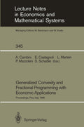 Lecture Notes in Economics and Mathematical Systems