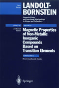 Landolt-Börnstein: Numerical Data and Functional Relationships in Science and Technology - New Series