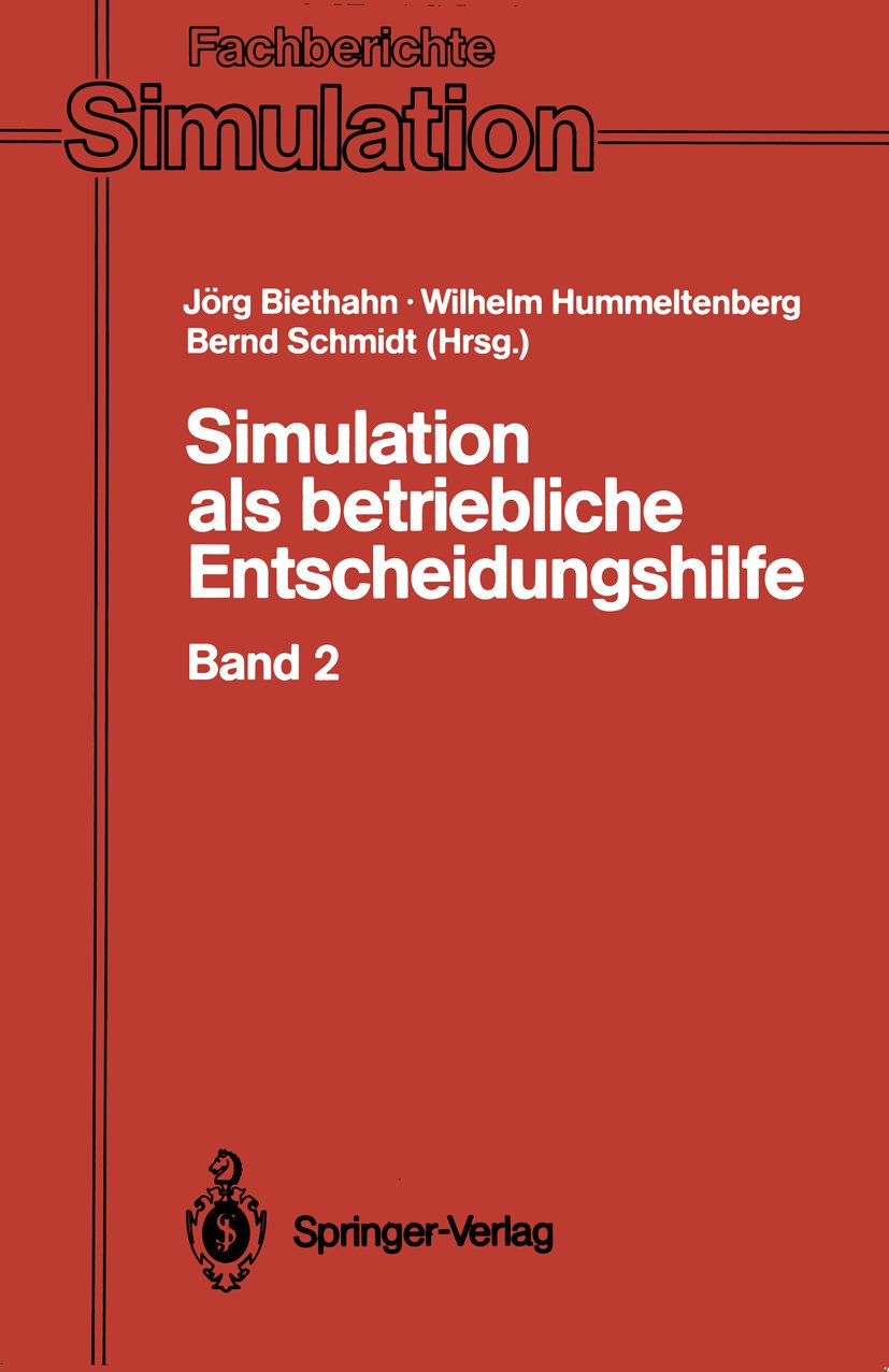 Fachberichte Simulation: Band 2