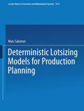Lecture Notes in Economics and Mathematical Systems