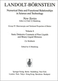 Landolt-Börnstein: Numerical Data and Functional Relationships in Science and Technology - New Series