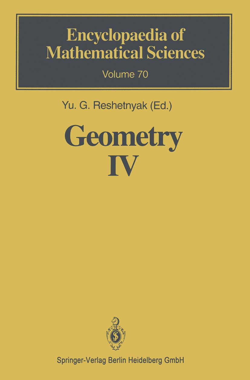 Encyclopaedia of Mathematical Sciences