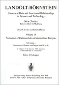 Landolt-Börnstein: Numerical Data and Functional Relationships in Science and Technology - New Series