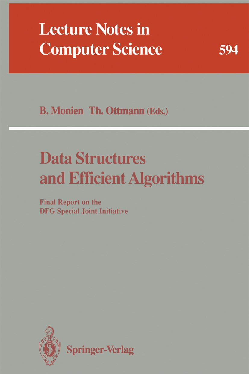 Data Structures and Efficient Algorithms