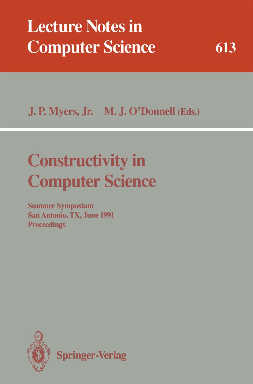 Constructivity in Computer Science