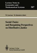 Social Choice and Bargaining Perspectives on Distributive Justice