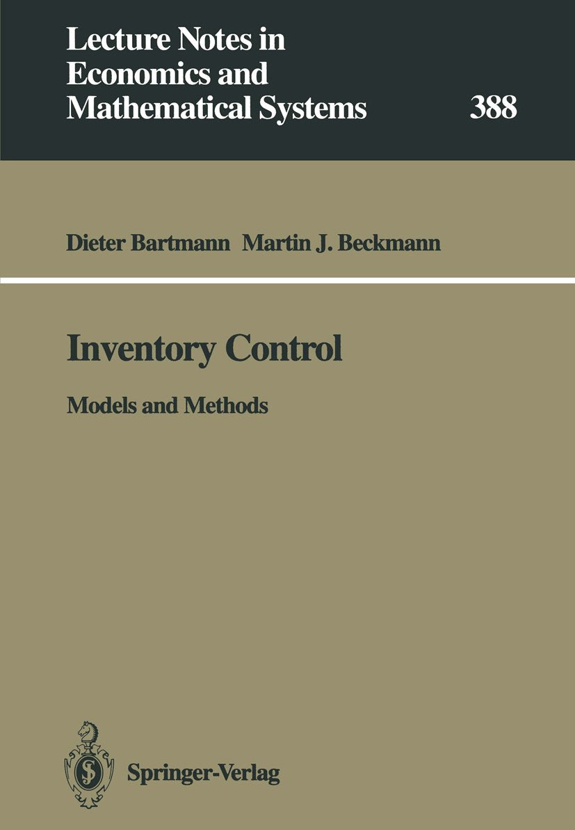 Lecture Notes in Economics and Mathematical Systems