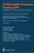 22. Hämophilie-Symposion Hamburg 1991