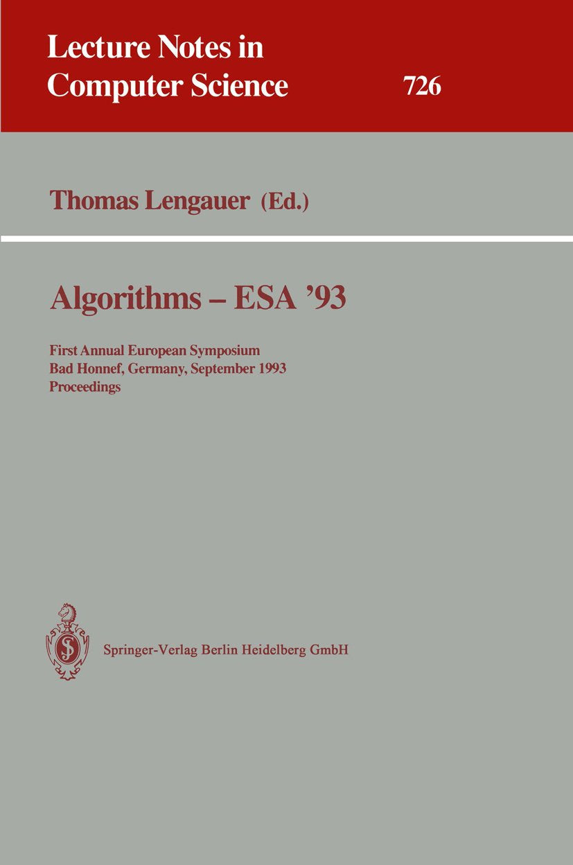 Algorithms - ESA '93