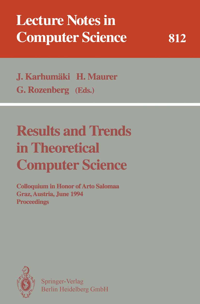 Lecture Notes in Computer Science