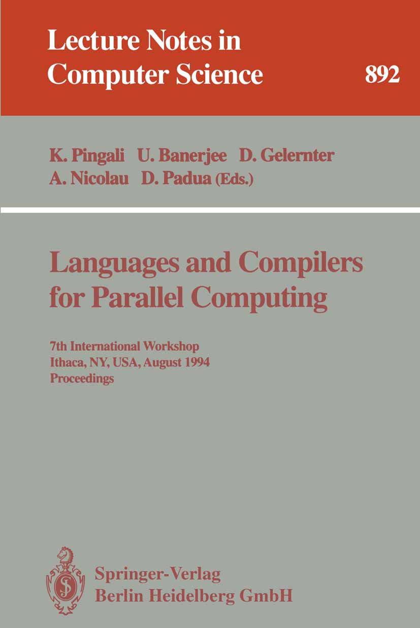 Lecture Notes in Computer Science