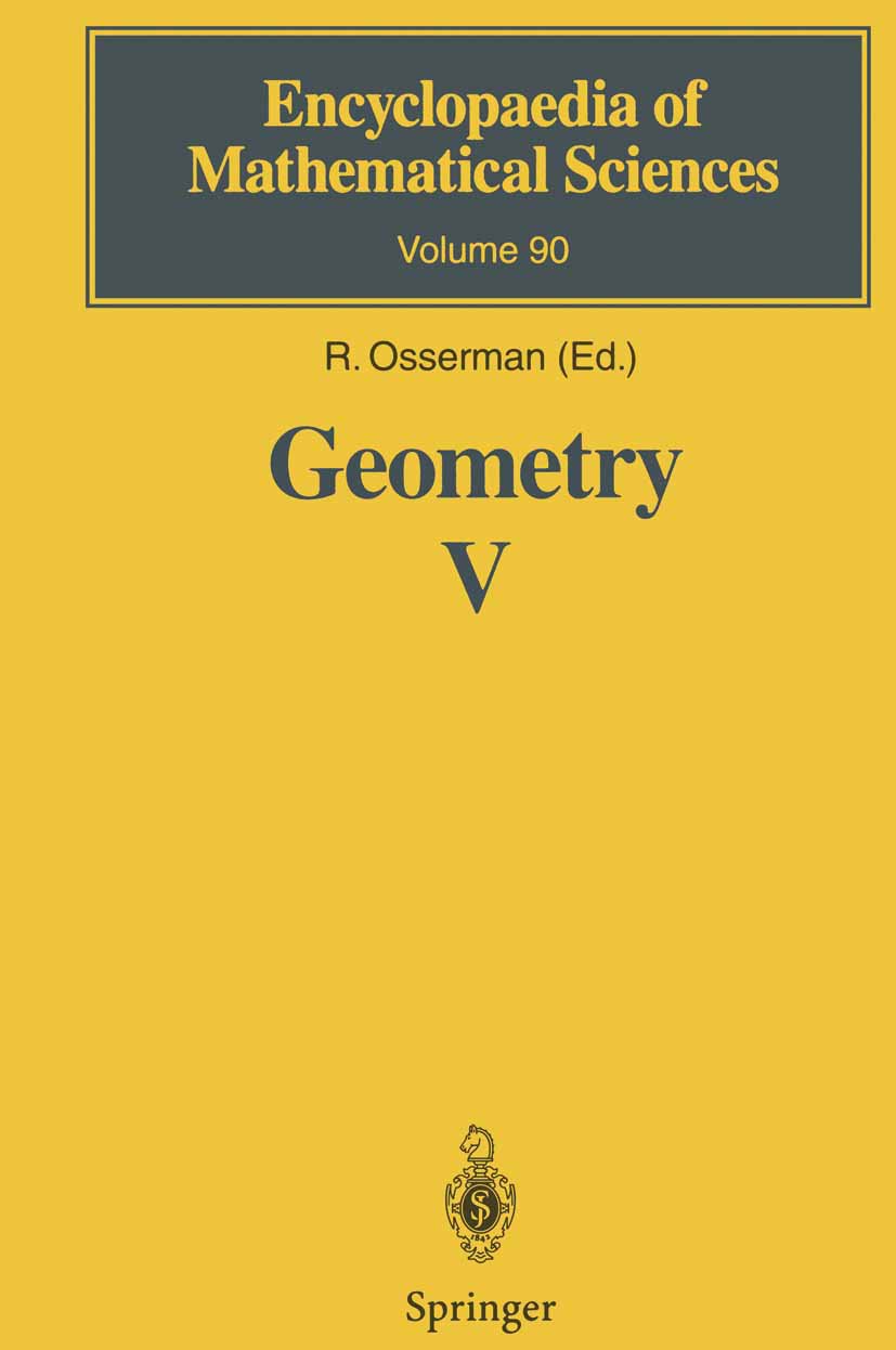 Encyclopaedia of Mathematical Sciences