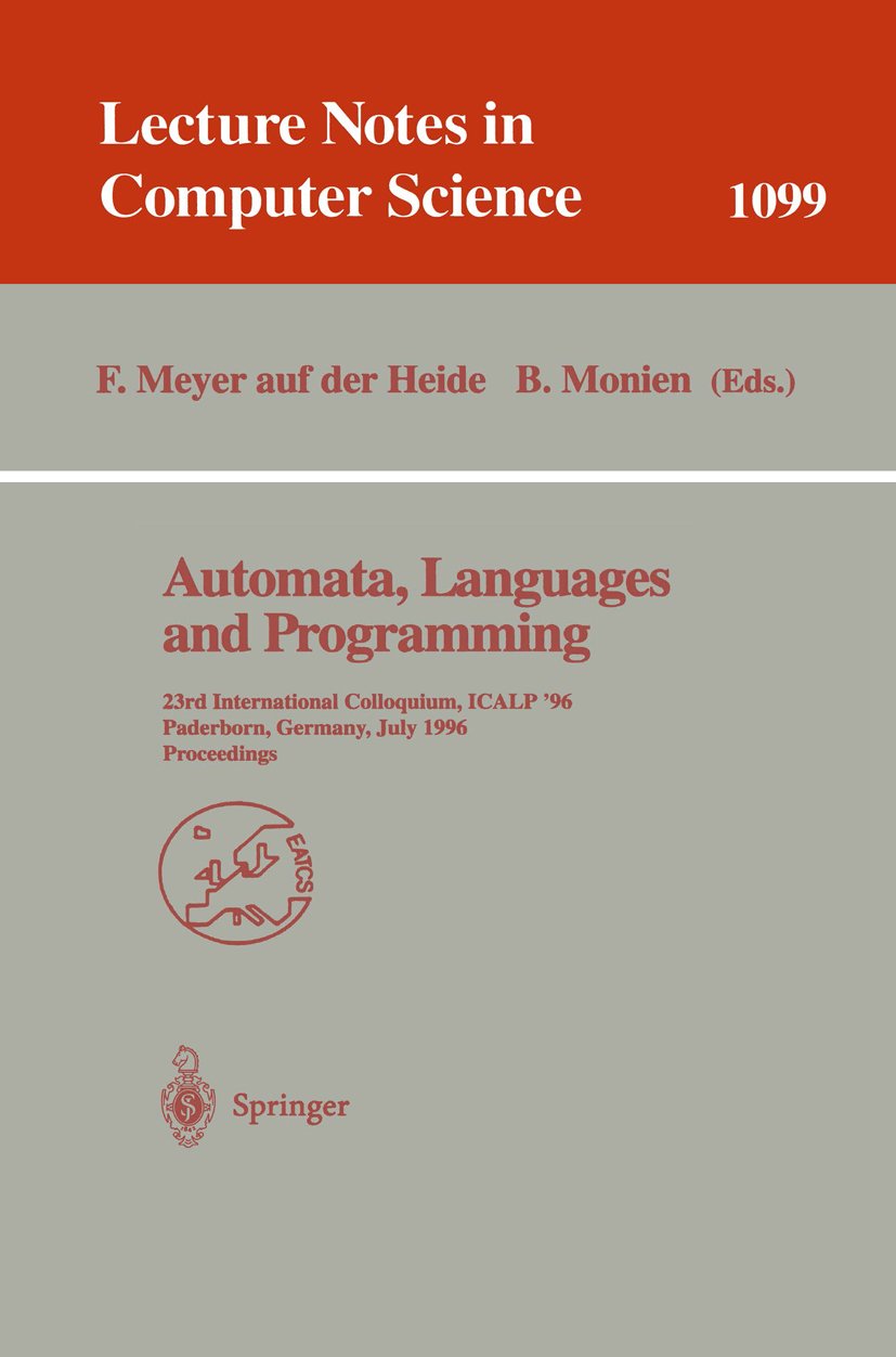 Automata, Languages and Programming