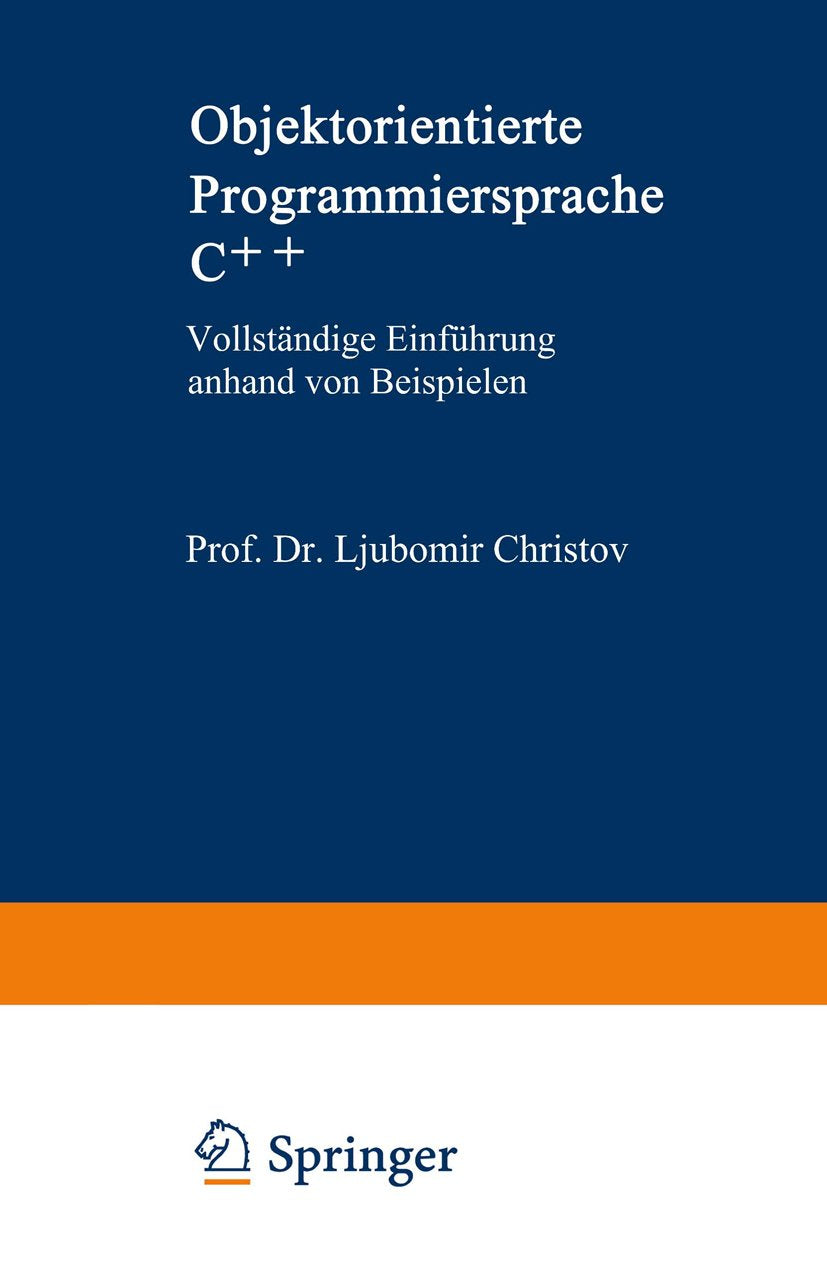 Objektorientierte Programmiersprache C++