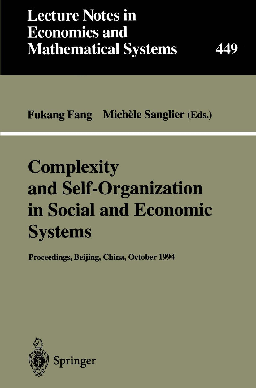 Lecture Notes in Economics and Mathematical Systems