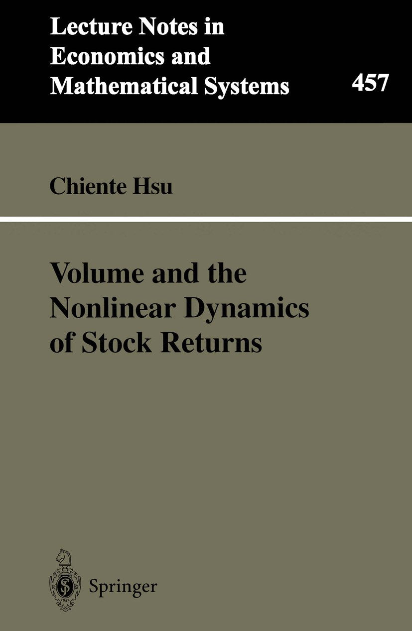 Lecture Notes in Economics and Mathematical Systems