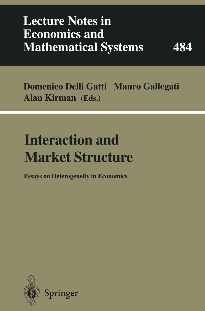 Lecture Notes in Economics and Mathematical Systems