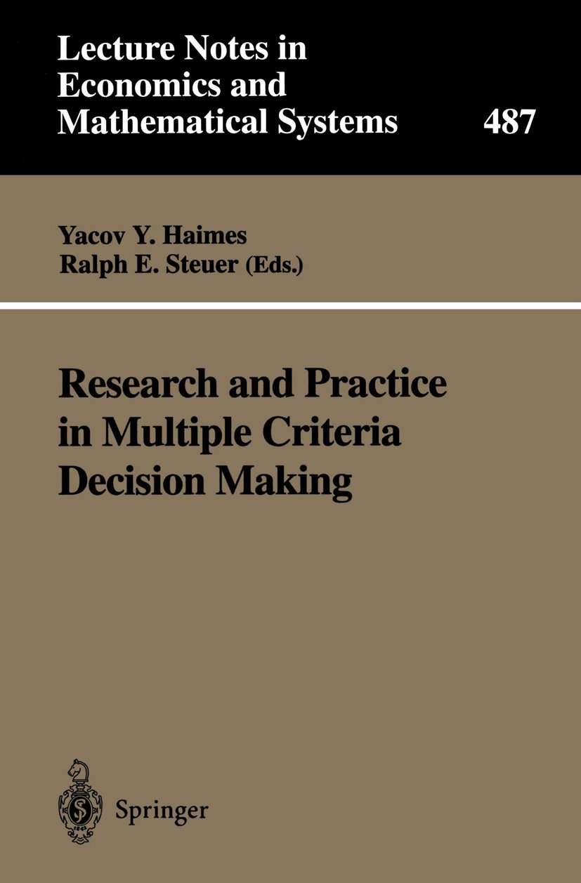 Lecture Notes in Economics and Mathematical Systems