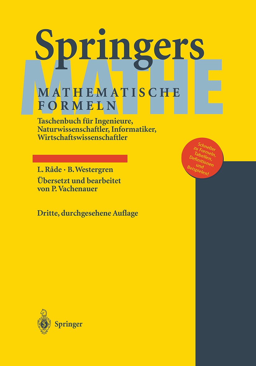 Springers Mathematische Formeln