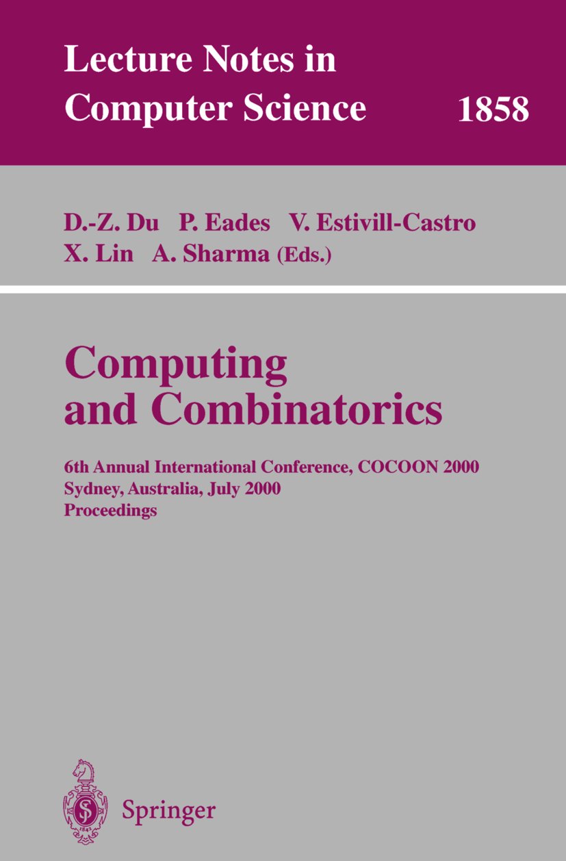 Lecture Notes in Computer Science