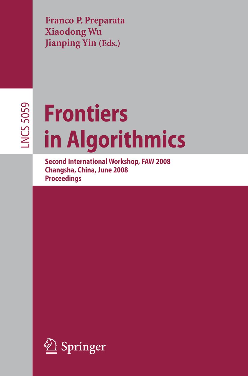 Frontiers in Algorithmics