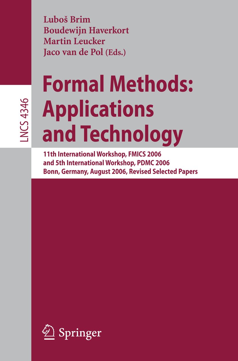 Formal Methods: Applications and Technology