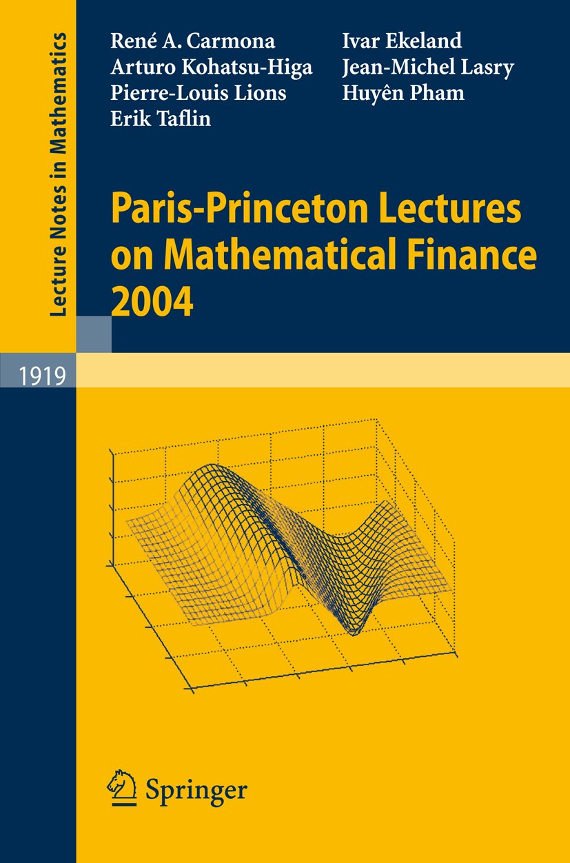 Lecture Notes in Mathematics