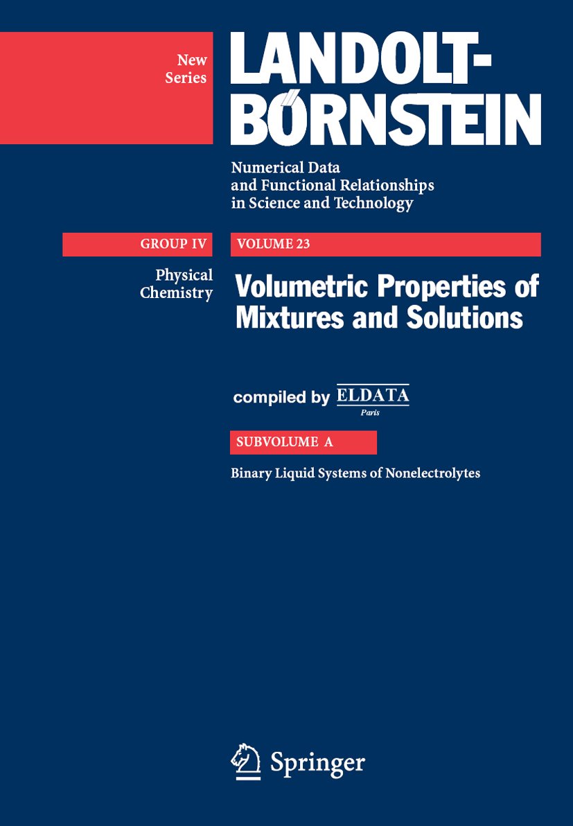Landolt-Börnstein: Numerical Data and Functional Relationships in Science and Technology - New Series