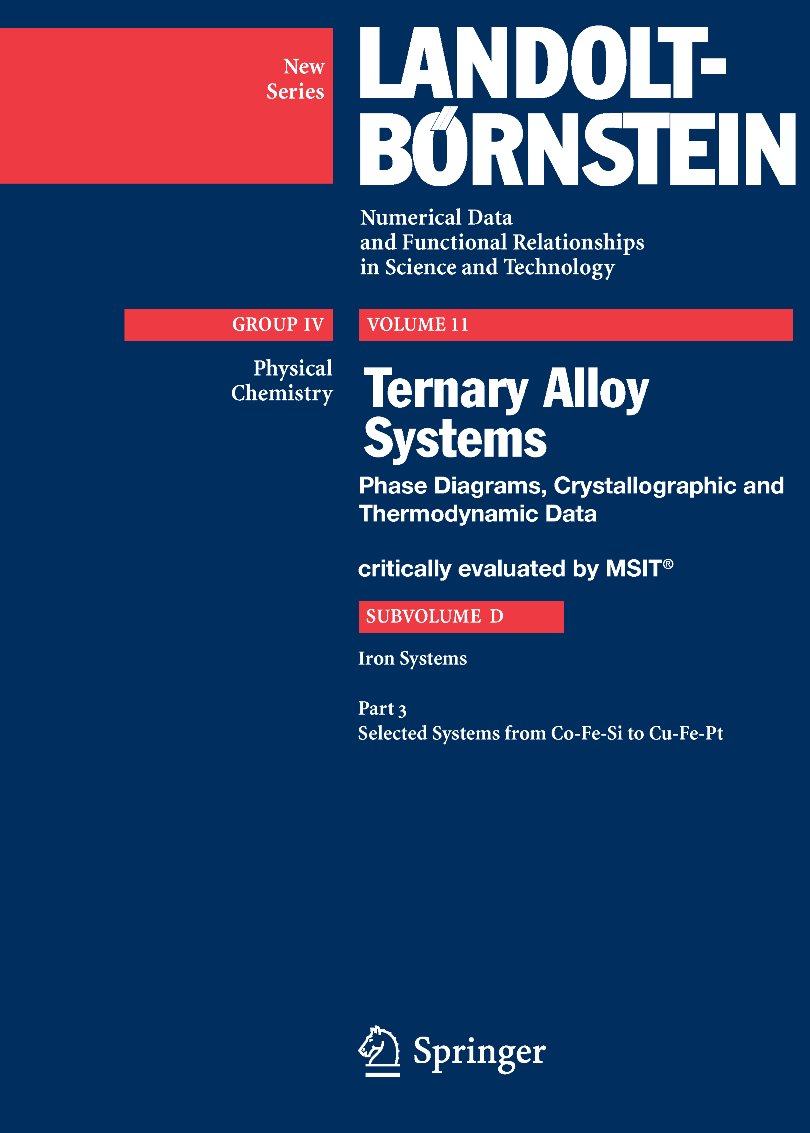Landolt-Börnstein: Numerical Data and Functional Relationships in Science and Technology - New Series