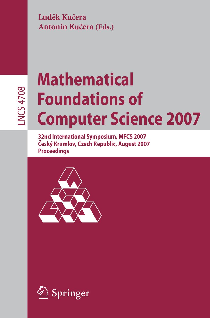 Lecture Notes in Computer Science