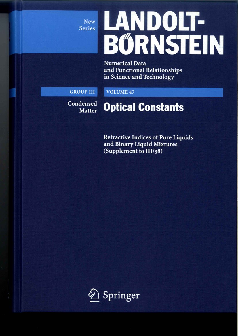 Landolt-Börnstein: Numerical Data and Functional Relationships in Science and Technology - New Series