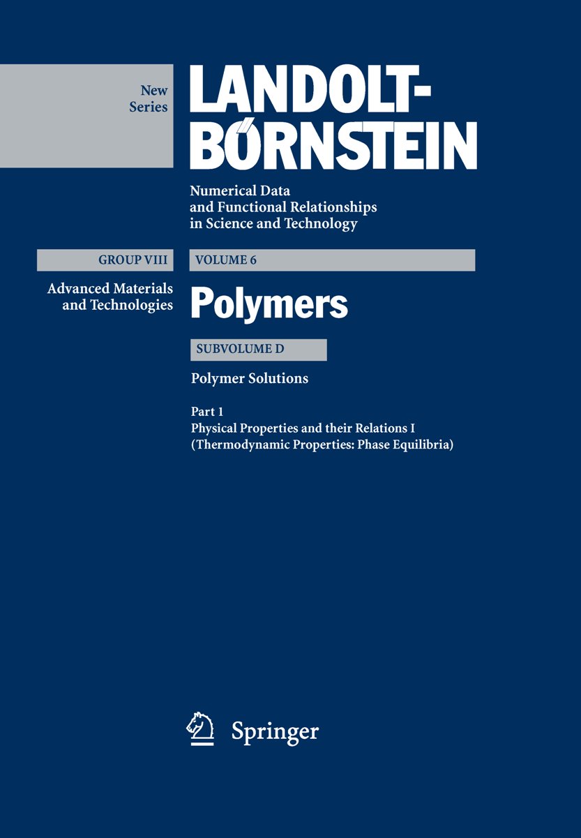 Landolt-Börnstein: Numerical Data and Functional Relationships in Science and Technology - New Series
