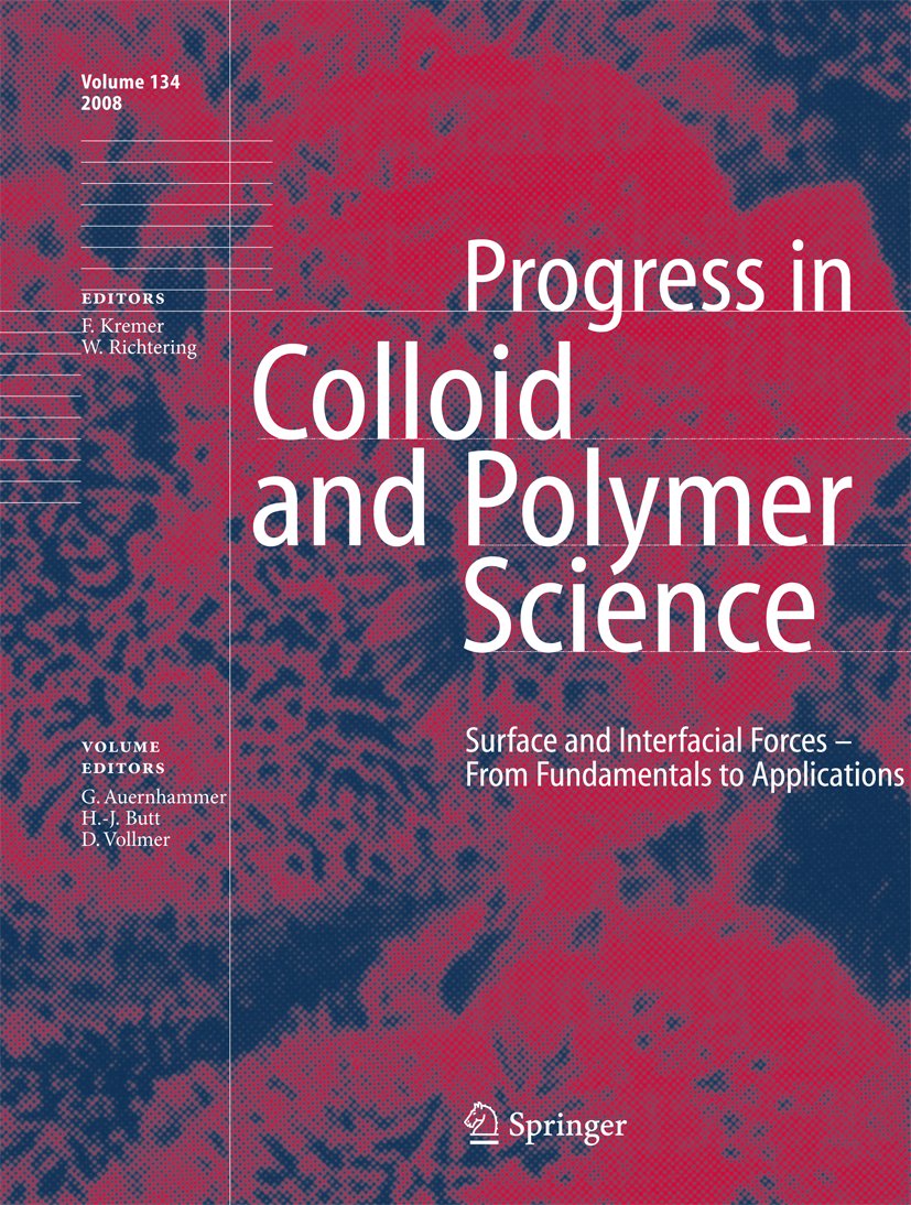 Progress in Colloid and Polymer Science