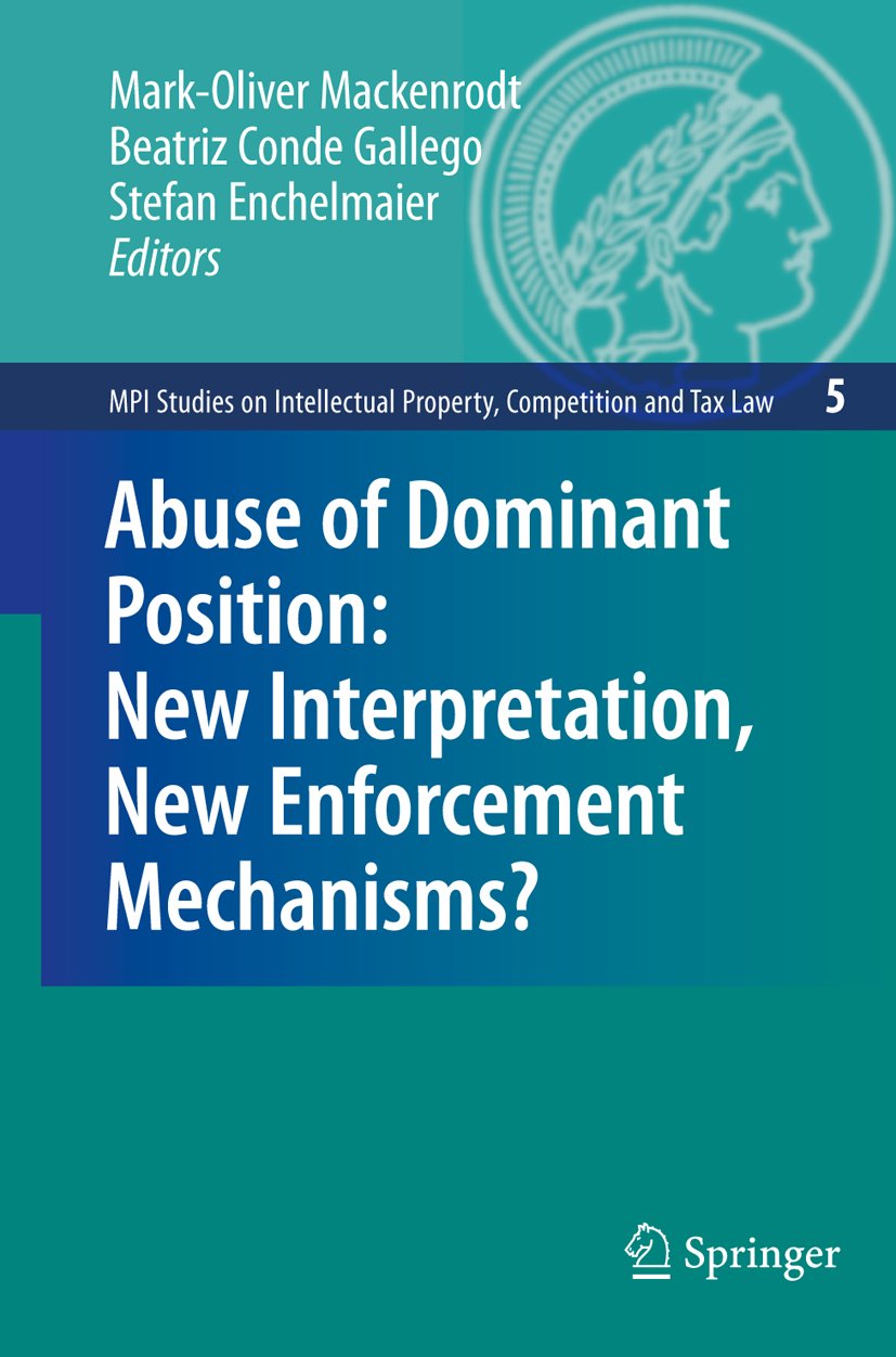 MPI Studies on Intellectual Property and Competition Law