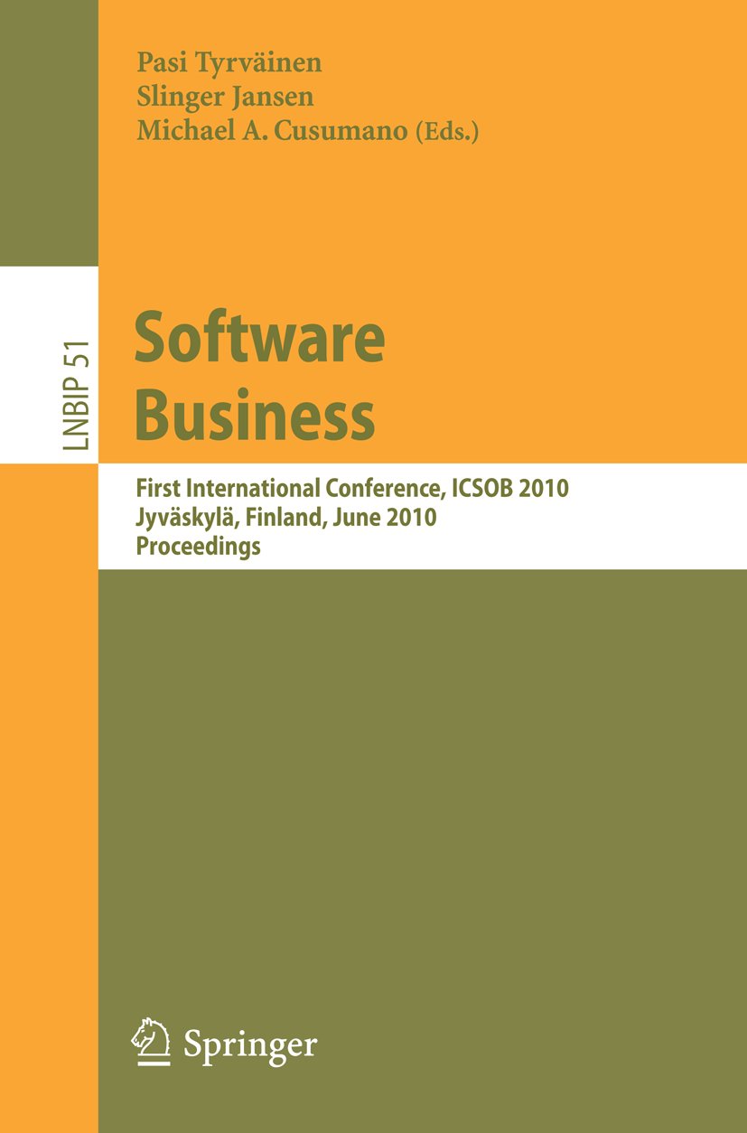Lecture Notes in Business Information Processing