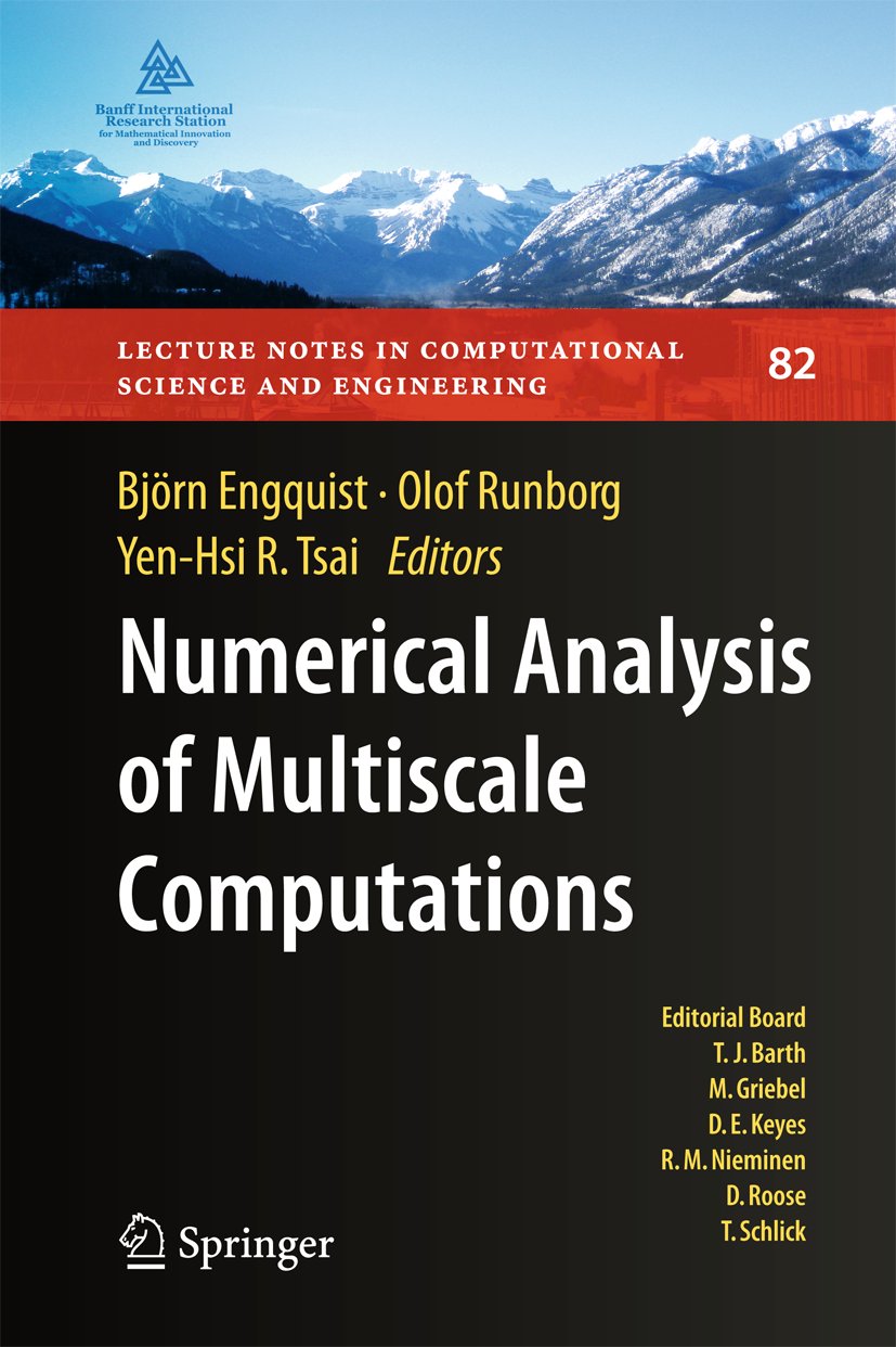 Lecture Notes in Computational Science and Engineering