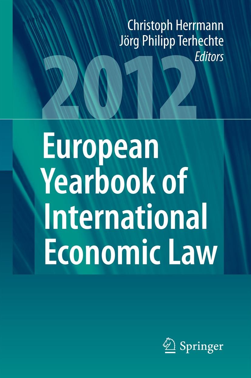 European Yearbook of International Economic Law