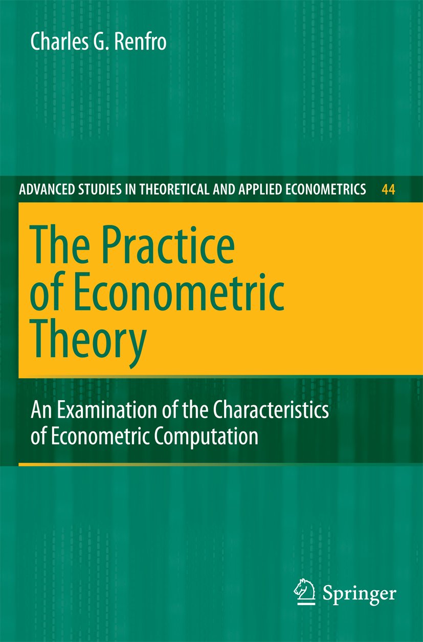 Advanced Studies in Theoretical and Applied Econometrics