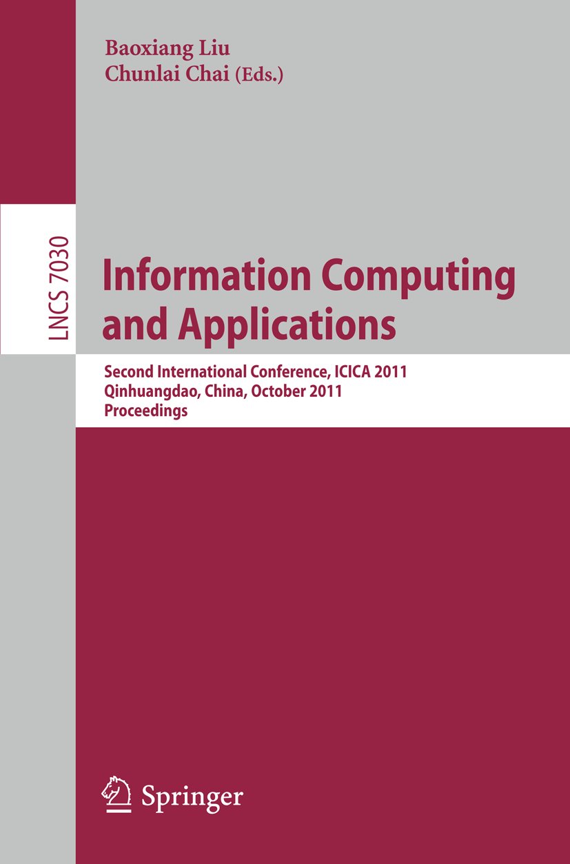 Lecture Notes in Computer Science