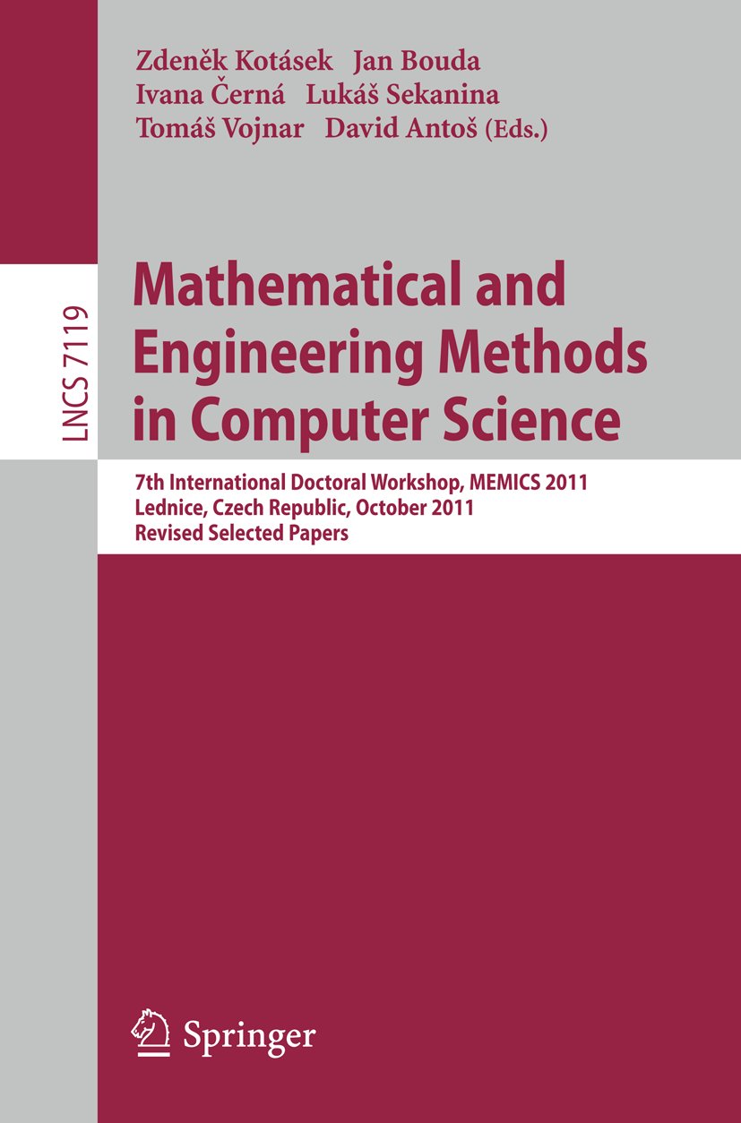 Lecture Notes in Computer Science