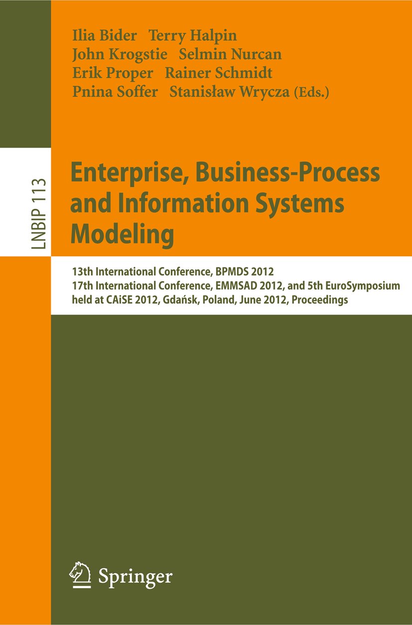 Lecture Notes in Business Information Processing