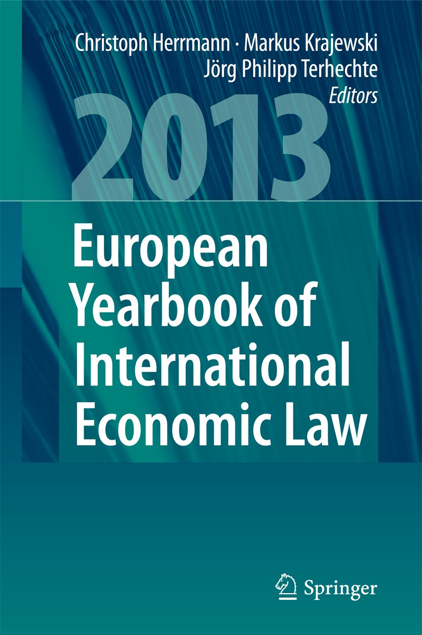 European Yearbook of International Economic Law