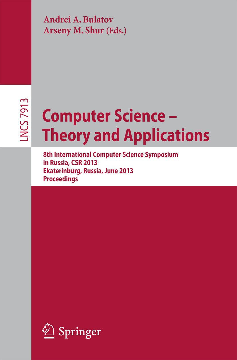 Lecture Notes in Computer Science