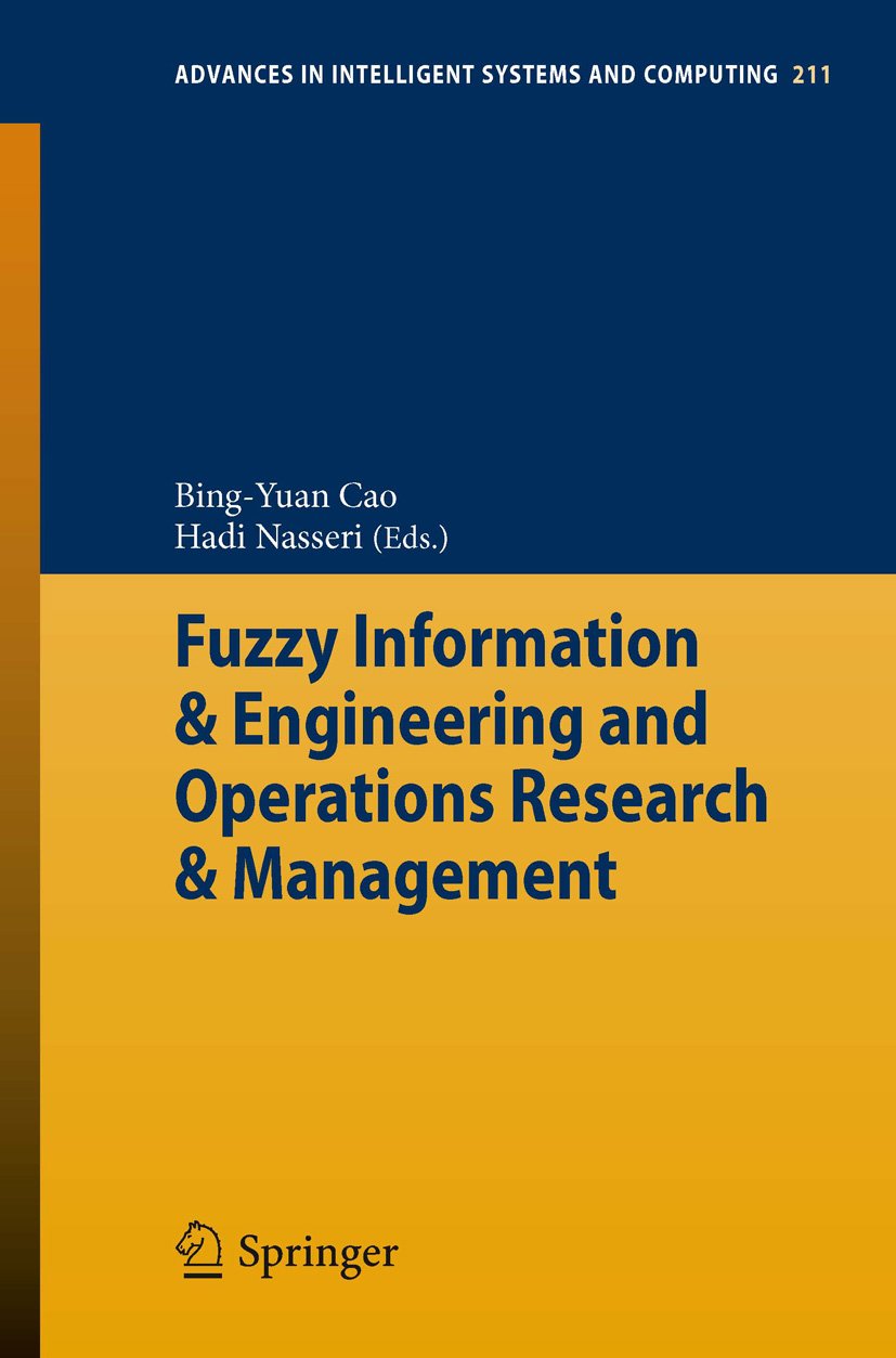 Advances in Intelligent Systems and Computing