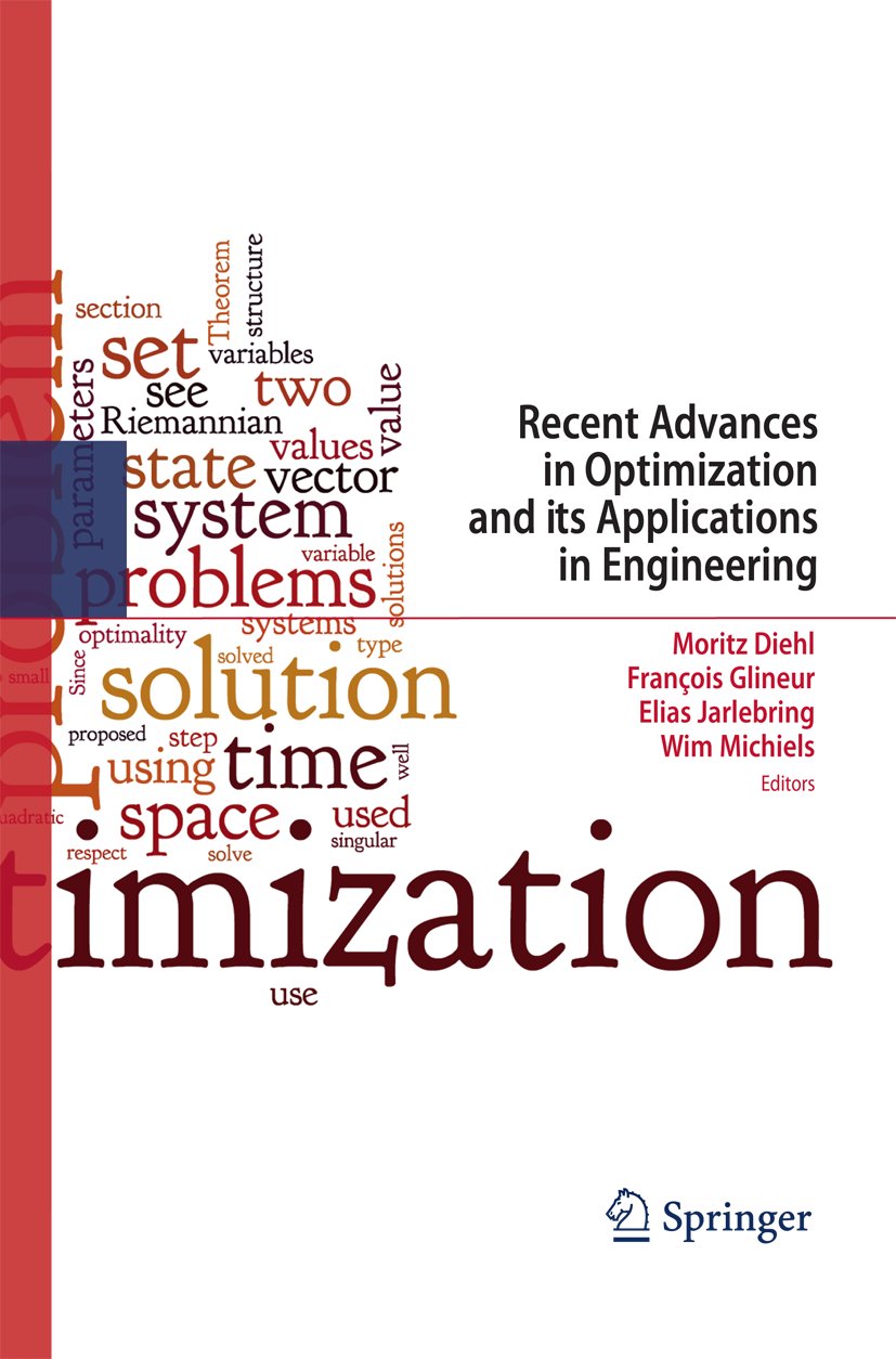 Recent Advances in Optimization and its Applications in Engineering