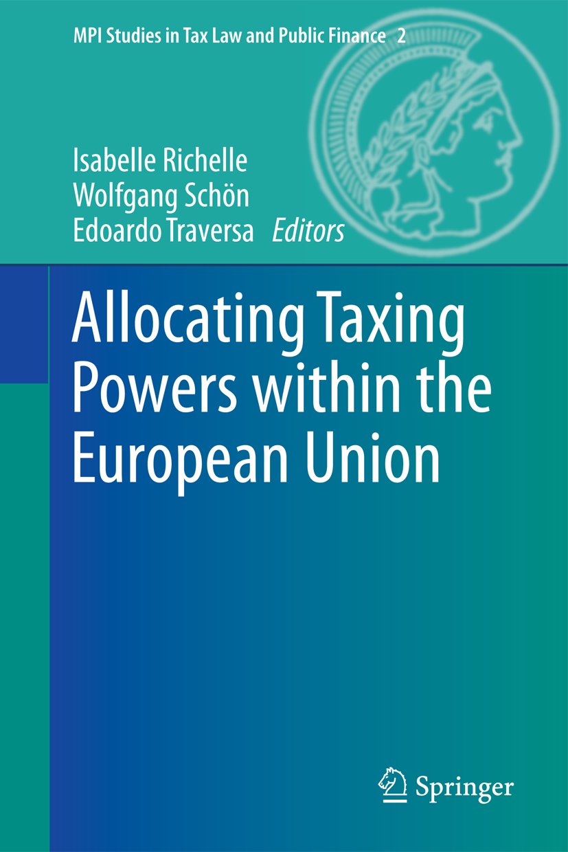 MPI Studies in Tax Law and Public Finance